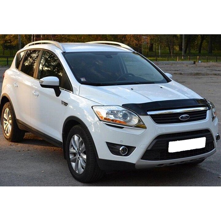 Дефлектор капота SIM Ford Kuga I 08-12 темний (SFOKUG0812) від компанії Тюнінг і аксесуари для авто - фото 1