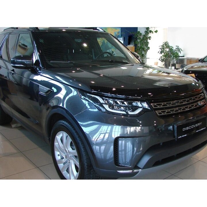 Дефлектор капота SIM Land Rover Discovery V 16- темний (SLRDIS1712) від компанії Тюнінг і аксесуари для авто - фото 1