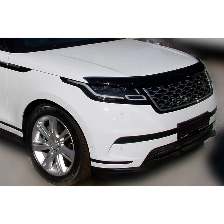 Дефлектор капота SIM Land Rover Range Rover Velar 17- темний (SLRRRV1712) від компанії Тюнінг і аксесуари для авто - фото 1