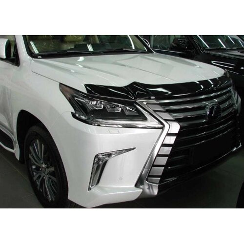 Дефлектор капота SIM Lexus LX 570 15 темний (SLLX5701512) від компанії Тюнінг і аксесуари для авто - фото 1