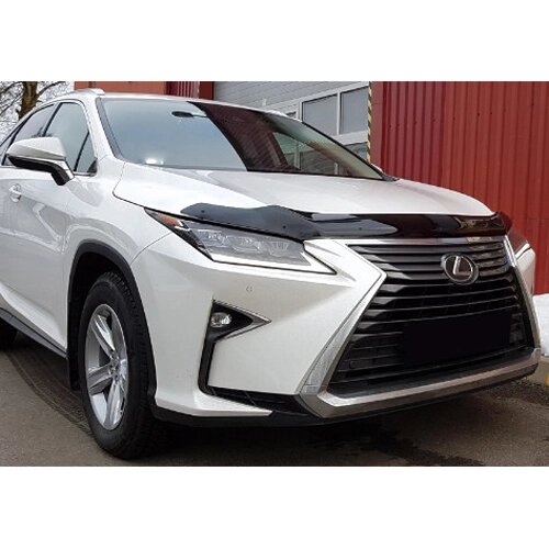 Дефлектор капота SIM Lexus RX IV 15- темний (SLERX1512) від компанії Тюнінг і аксесуари для авто - фото 1