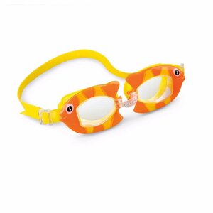 Дитячі окуляри для плавання Intex 55603 «Рибка», розмір S (3+обхват голови 48-52 см, оранжевий