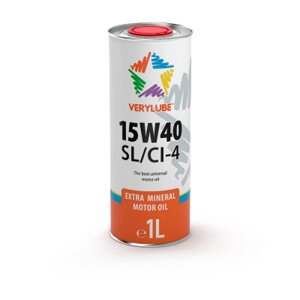 Масло мінерального моторного масла LEYLUBE 15W-40 SL / CI-4 (1L)