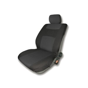 Norma 3014 Чохли передні універсальні на сидіння і підголовники 4 шт ( Чорні GT )