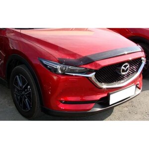 Дефлектор капота SIM Mazda CX-5 II 17- темний (SMACX51712)