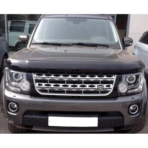 Дефлектор капота SIM Land Rover Discovery IV 09-16 темний (SLRDIS0912)