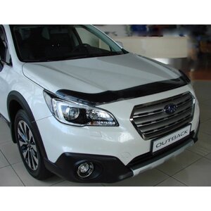 Дефлектор капота SIM Subaru Outback (BS) 2014- темний (SSULEG1512)