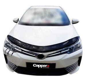 Дефлектор капоту (мухобойка) Toyota Corolla 2013-2019