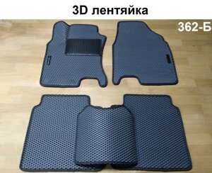 Водо - і брудозахисні килимки на Nissan Qashqai+2 '08-10 з екологічно чистого матеріалу EVA