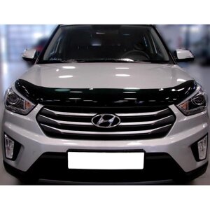 Дефлектор капота SIM Hyundai Creta 14- темний (SHYCRE1112)