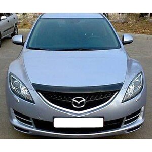 Дефлектор капота SIM Mazda 6 (GH) 08-12 темний (SMAMA60812)