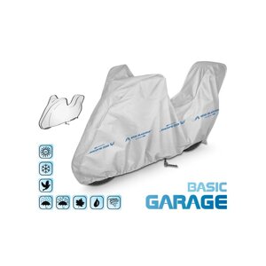 Чохол-тент для мотоцикла з кофром Kegel Basic Garage Motorcycle Box L ( 215-240х126х98 )