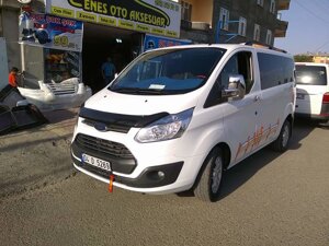 Дефлектор капоту (мухобойка) Ford Transit Custom '12-