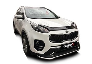 Дефлектор капоту (мухобойка) Kia Sportage 2015-2021