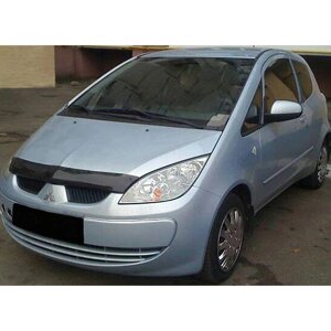 Дефлектор капота SIM Mitsubishi Colt (Z30) 04-08 темний (SMICOL0412)