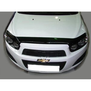 Дефлектор капота SIM Chevrolet Aveo T300 11- (SCHAVE1212)