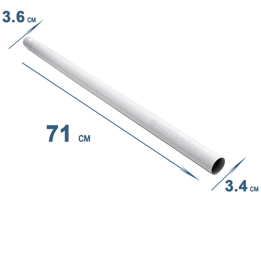 Вертикальна стійка Intex 10619 для круглих басейнів Metal Frame (штифти) заввишки 76 см, діаметром 305, 366 см від компанії Тюнінг і аксесуари для авто - фото 1