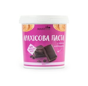 Aрахісова паста MANTECA з чорним шоколадом 300г
