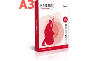 Папір офісний Maestro Standard+ A3 80г/м2 клас В 500 аркушів