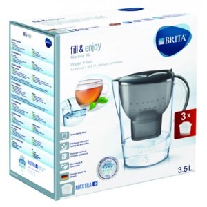 BRITA Marella XL Graphite (Calendar) + 3 Maxtra +