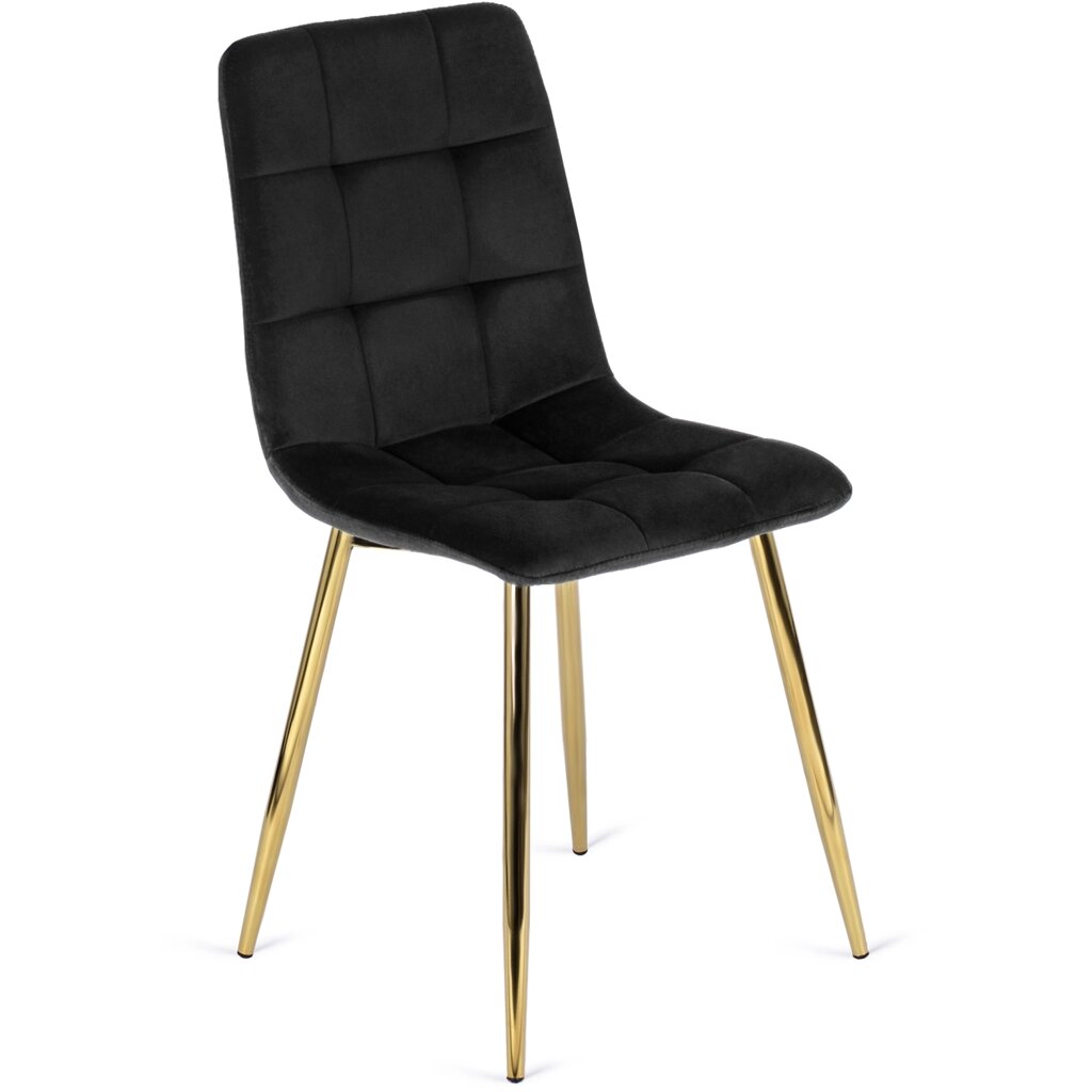 М'яке крісло для вітальні YORK Black Velour Modern Loft від компанії AquaDom - фото 1