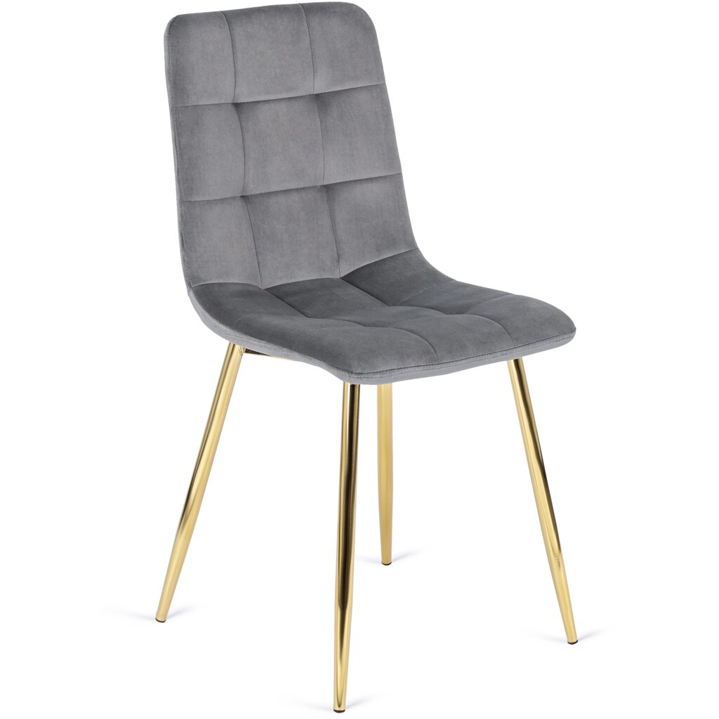 М'яке крісло для вітальні YORK Сірий велюр Modern Loft від компанії AquaDom - фото 1