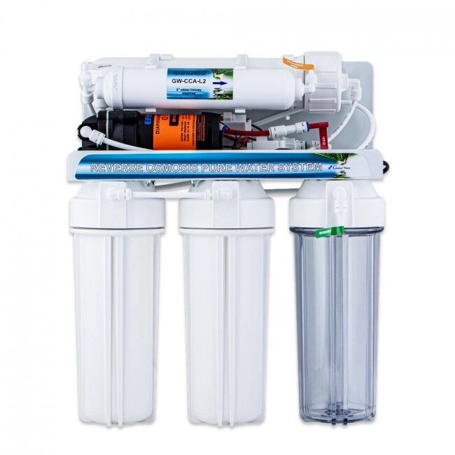 Осмотичний фільтр для води RO5 з помпою Global Water від компанії AquaDom - фото 1