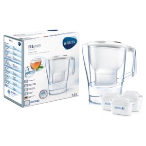 BRITA Aluna XL біла + 3 Maxtra Universal