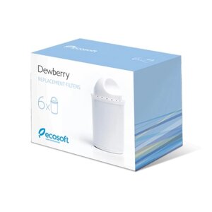 Комплект Картриджів Для Фільтра-Гарлашина Ecosoft Dewberry (6 Шт.)