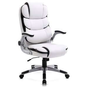 LIVERPOOL Біле сучасне офісне крісло з екошкіри