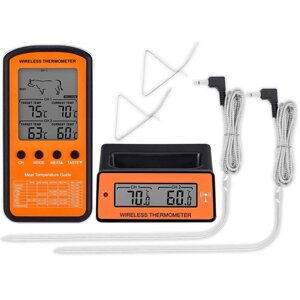 Цифровий бездротовий термометр для м'яса 2 щупа INKBIRD №1194