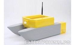 Кораблик для підгодовування T168 катран два контейнери Bait Boat №763 від компанії 1000 дрібниць - фото 1