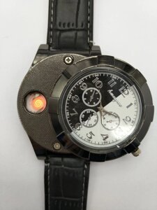 Кварцовий наручний годинник зі спіральною електро запальничкою No1528