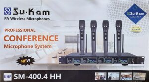 Набір бездротових мікрофонів Su-Kam SM-400.4 HH No2067
