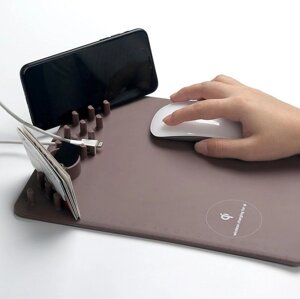 Тримач бездротове заряджання телефона килимок для мишки ASOMETECH No1417
