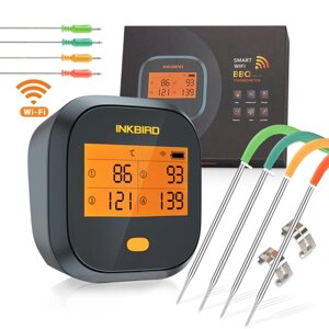 Цифровий термометр для м'яса 4 щупи з Wi-Fi з'єднанням INKBIRD No1439