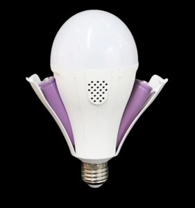 Світлодіодна лампочка з акумуляторами для аварійного освітлення Alloet No2011