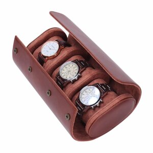 Коробка для зберігання годинника коричнева Yisuya No1332
