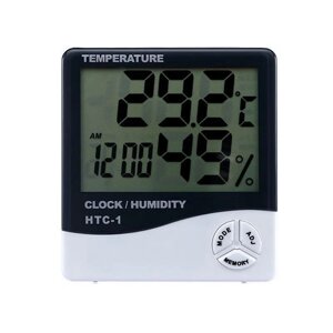 Цифровий термометр гігрометр будильник HTC-1 No1048