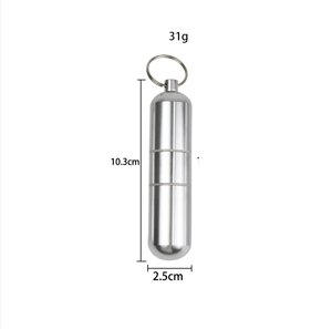 Портсигар брелок металевий водонепроникний Lighter №1472