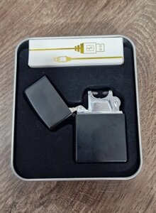 Запальничка електроімпульсна плазмова дугова USB у коробці Lighter No2000