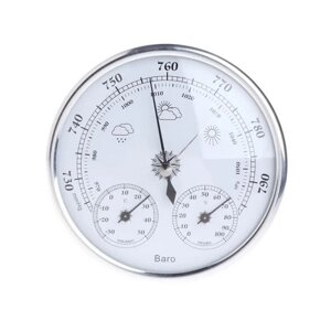 Побутовий термометр гігрометр, барометр 3в1 білий OOTDTY No0028