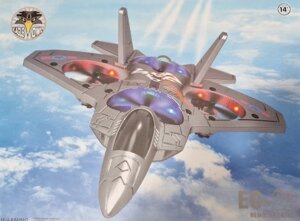 Іграшка модель літака винищувач F-22 на радіокеруванні з додатковим акумулятором No2288