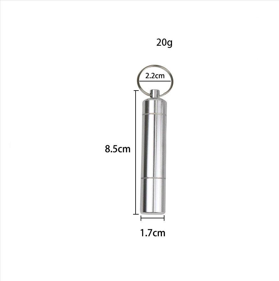 Портсигар брелок металевий водонепроникний Lighter №1333 від компанії 1000 дрібниць - фото 1