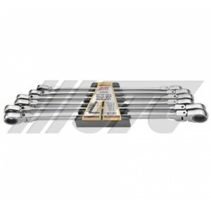 Набір накидних ключів шарнірних з тріскачкою 10-19мм 6ед.(подовжених) 5564S JTC