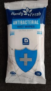 Серветка волога "Handy" Antibacterial (15шт)