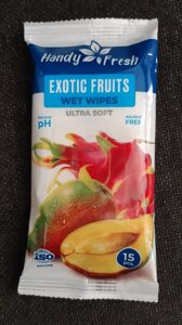 Серветка волога "Handy" Exotic Fruits (15шт)