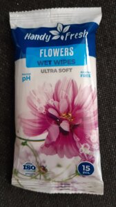 Серветка волога "Handy" Flowers (15 шт.)