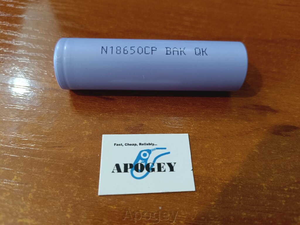 Акумулятор BAK N18650CP 3350 mAh, Li-ion 3.6V від компанії Apogey - фото 1