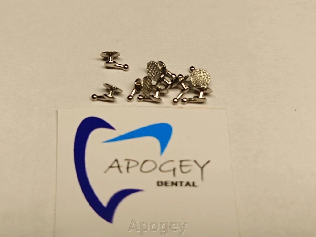 Кнопка лінгвальна кругла гак ApogeyDental ***Ціна за 1 шт від компанії Apogey - фото 1